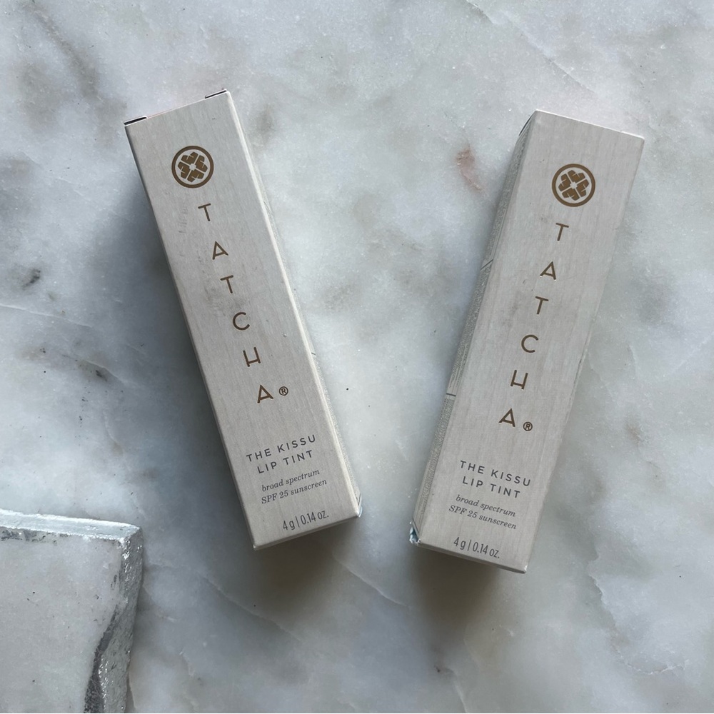 NIB bundle- Tatcha The Kissu Lip Tint ($68 value)